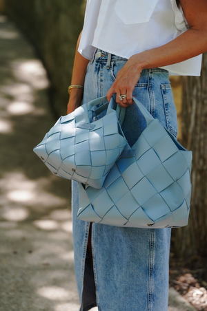 The Dallas Classic Tote in Denim — Parker & Hyde